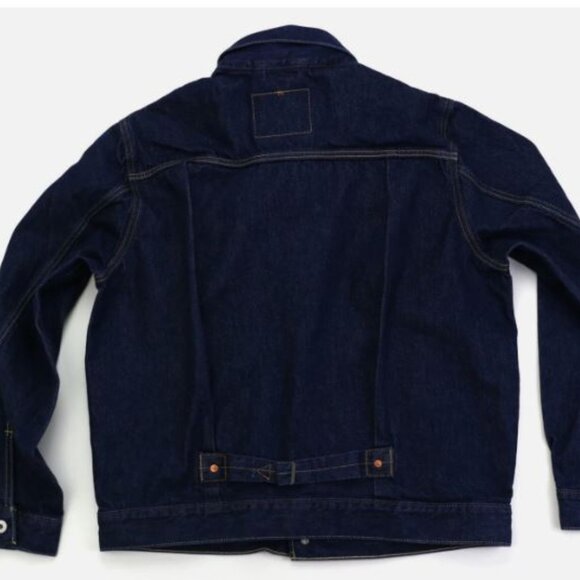 Levi's Type 1 Denim Jacket Selvedge Trucker 100% Cotton Men's Size M One Premium - Picture 3 of 16